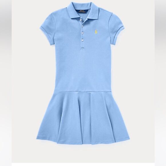 Blue Ralph Lauren Cotton Mesh Polo Dress size Large in excellent condition - Picture 4 of 9